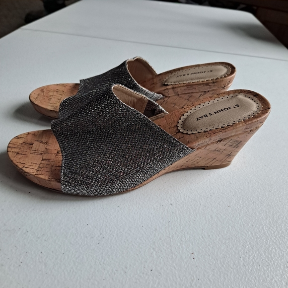 St. John's Bay Cork Wedge Heels - Picture 3 of 6